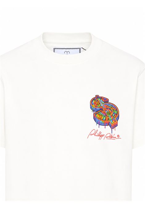 T-shirt con stampa PHILIPP plein junior | F6PHJBTH106002